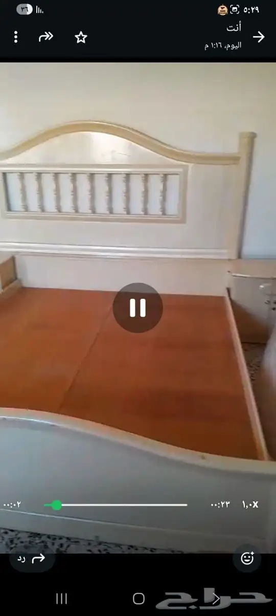 غرفة نوم مقاس 2 2 للبيع 500 ريال 4