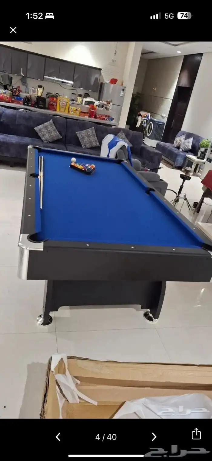 طاولات بلياردو تنس فرفيرة هوكي كرة سلة جديدة 32