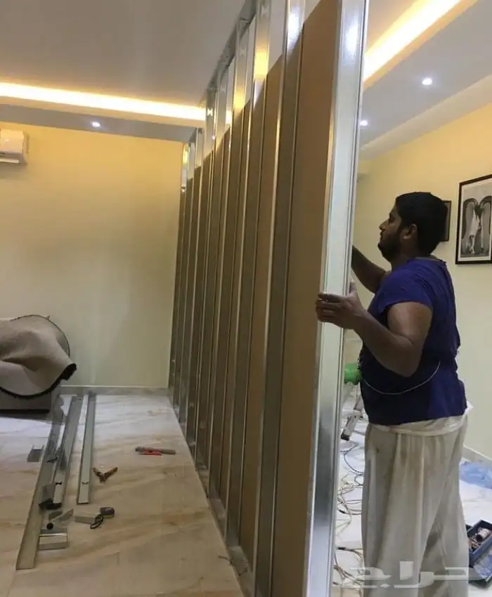 شغل جبس بورد جدران 1
