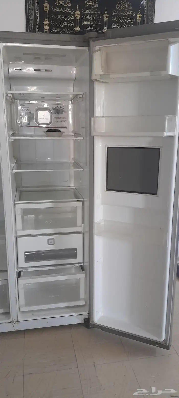 ثلاجة ال جي بابين   تبريد خفيف تحتاج صيانه 3