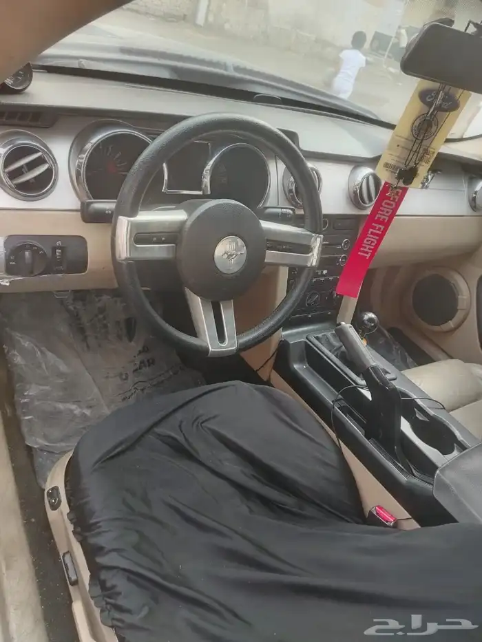 موستنج 2008 جيتي V8 قير عادي نظيفة 5