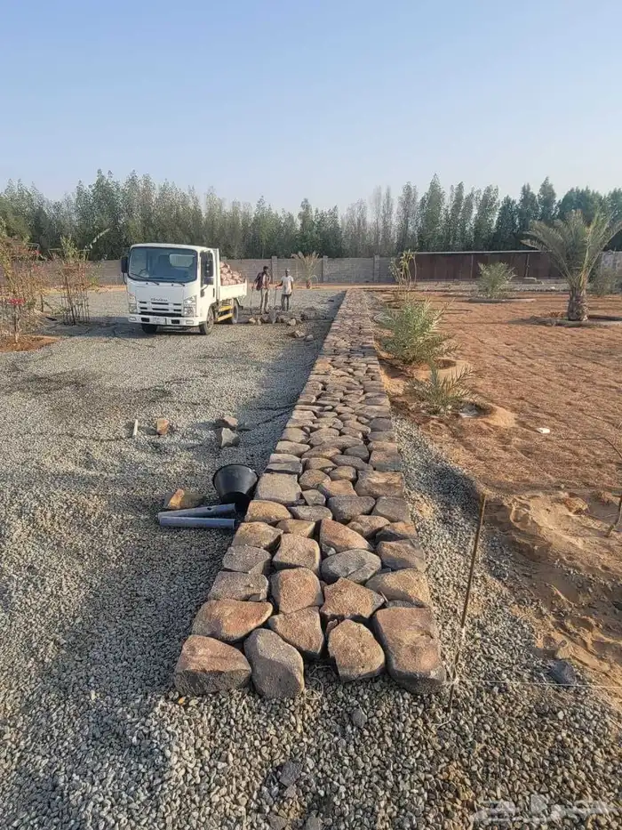 معلم حجر ربراب جدران ممرات ارضيه تلبيسات 5