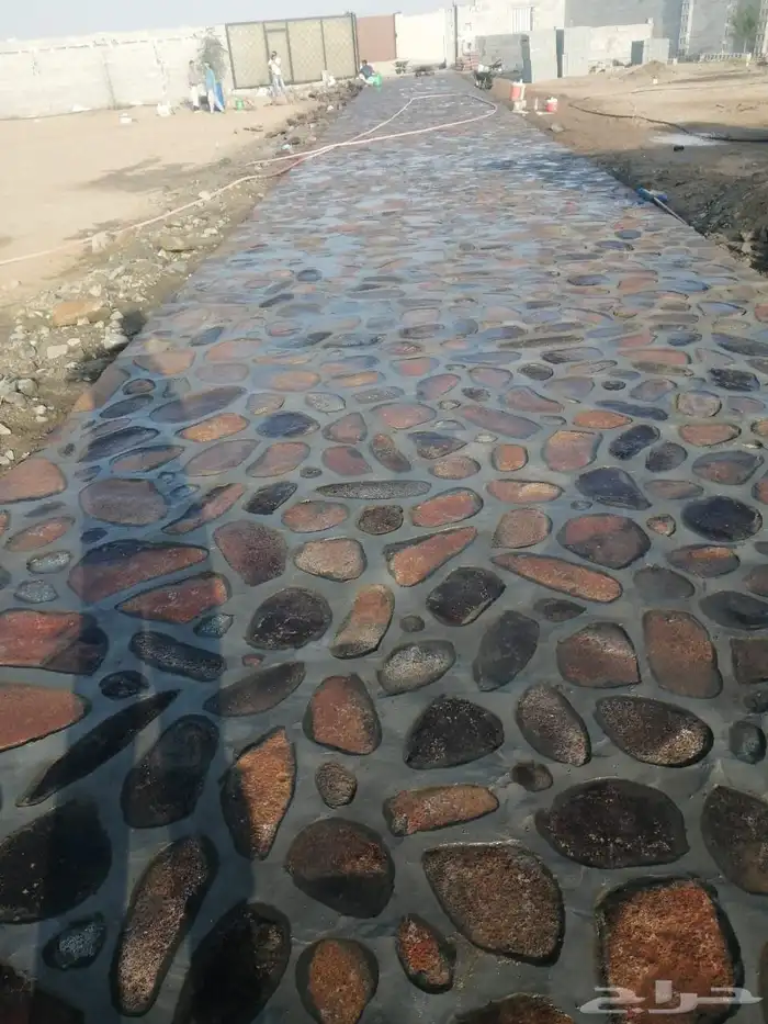 معلم حجر ربراب جدران ممرات ارضيه تلبيسات 9