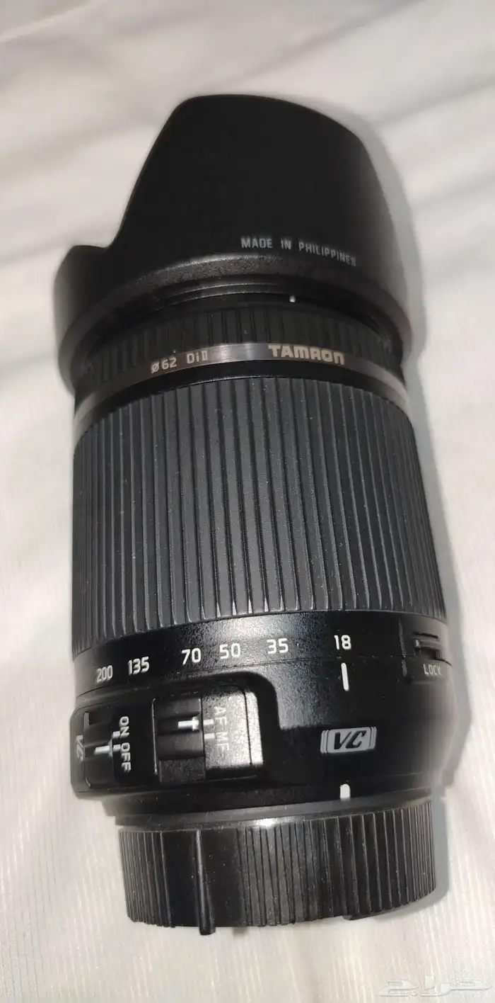 للبيع عدسة Tamron 18-200mm لنظام Nikon استخدام خفيف جدا 5