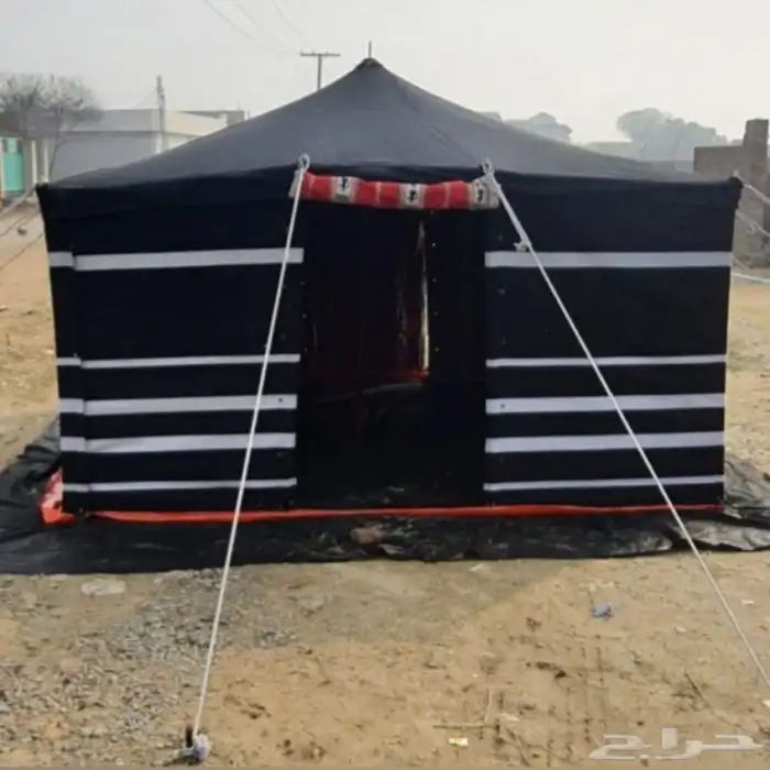 خيمة واجهة شفاف على شكل بيت شعر 1