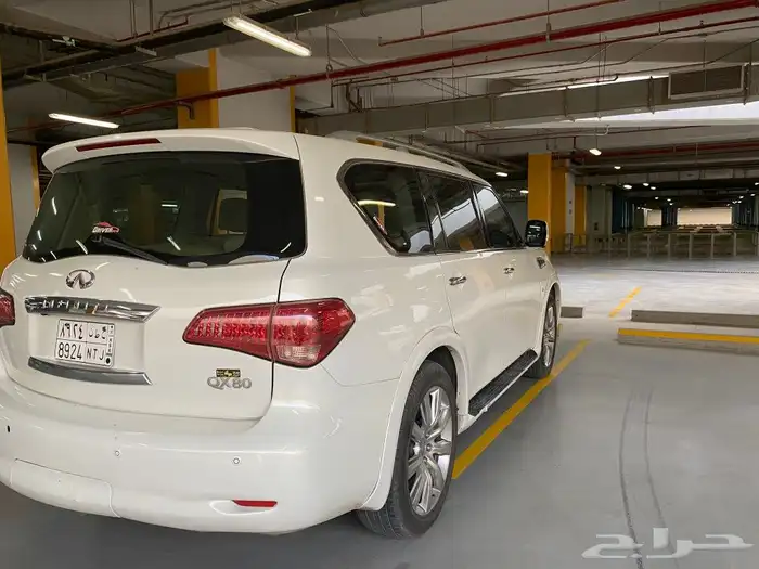 نيسان. انفنيتي جيب Qx80 ابيض سنه الصنع 2014 0