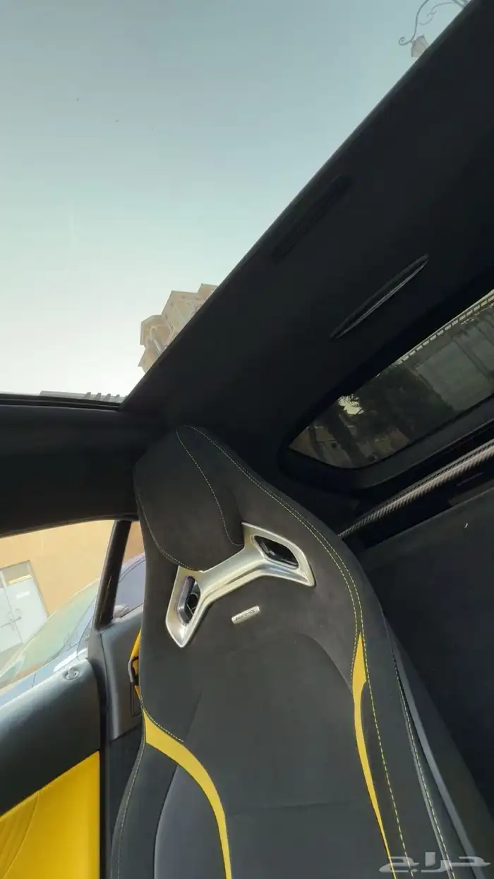 مرسيدس جي تي فريد من نوعه لونين اسود واصفر وكاله ماشي43 5