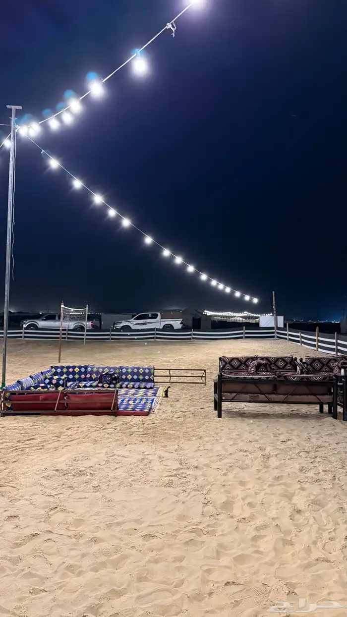 مخيم نور القمر في الوصله قسمين بسعر خاص بمناسبة الافتتاح 14