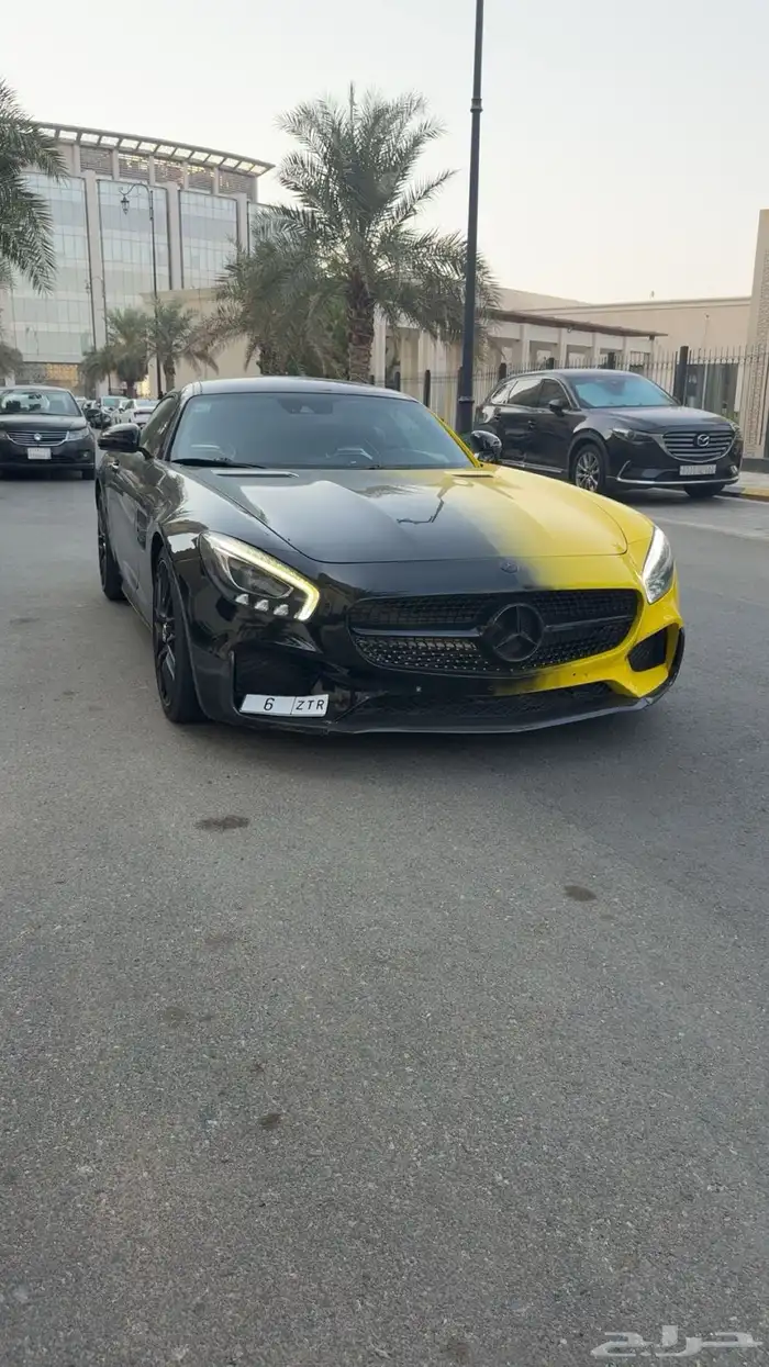 مرسيدس جي تي فريد من نوعه لونين اسود واصفر وكاله ماشي43 12