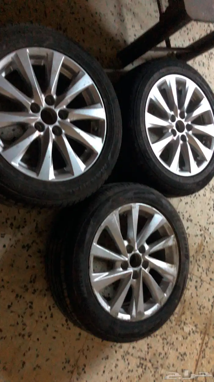 ثلاث جنوط كامري 2023 وكاله واحد من الجنوط والكفر لم يستخدم 0