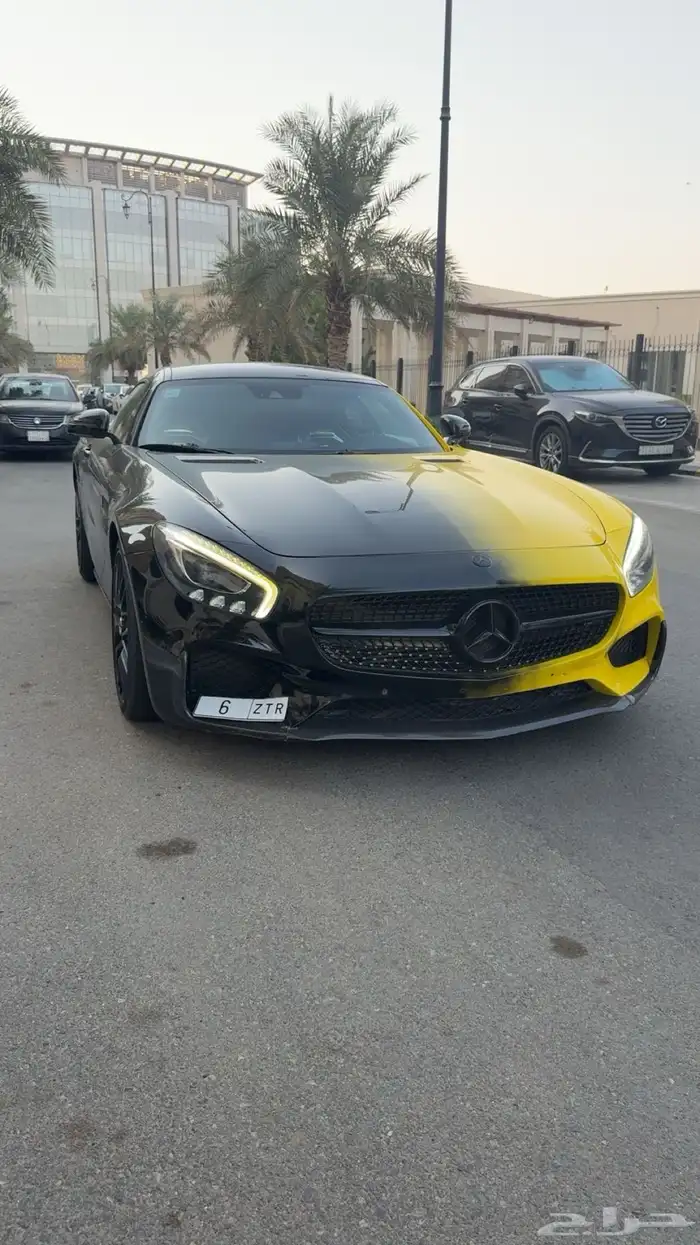 مرسيدس جي تي فريد من نوعه لونين اسود واصفر وكاله ماشي43 0