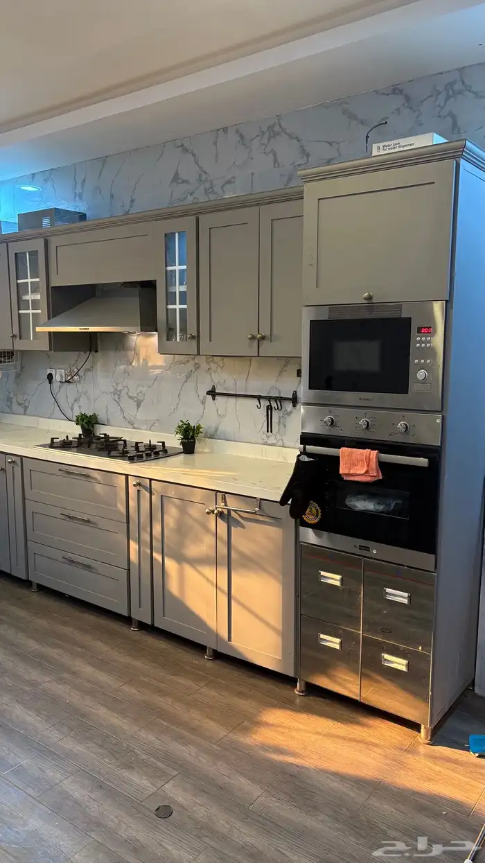 مطبخ 6 متر حرف L بدون الادوات الكهربائي 5