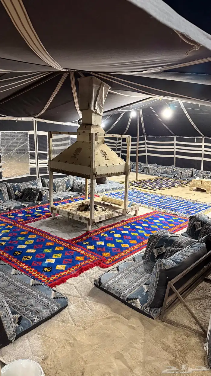 مخيم نور القمر في الوصله قسمين بسعر خاص بمناسبة الافتتاح 20