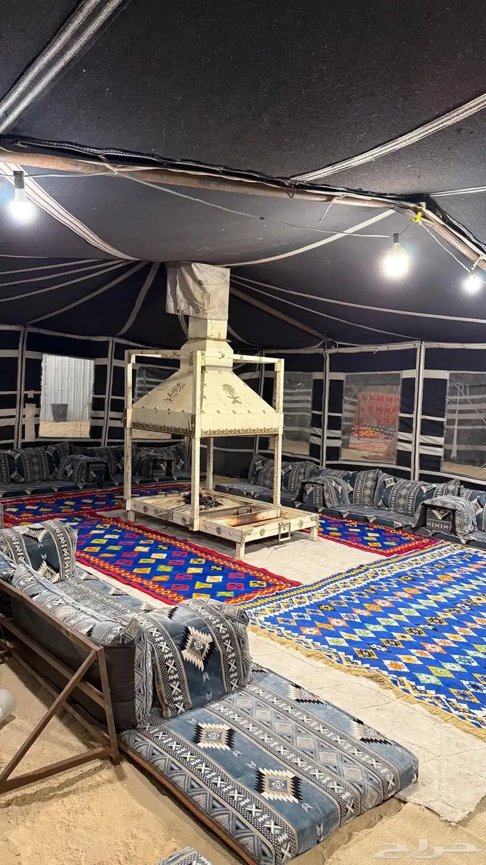 مخيم نور القمر في الوصله قسمين بسعر خاص بمناسبة الافتتاح 15