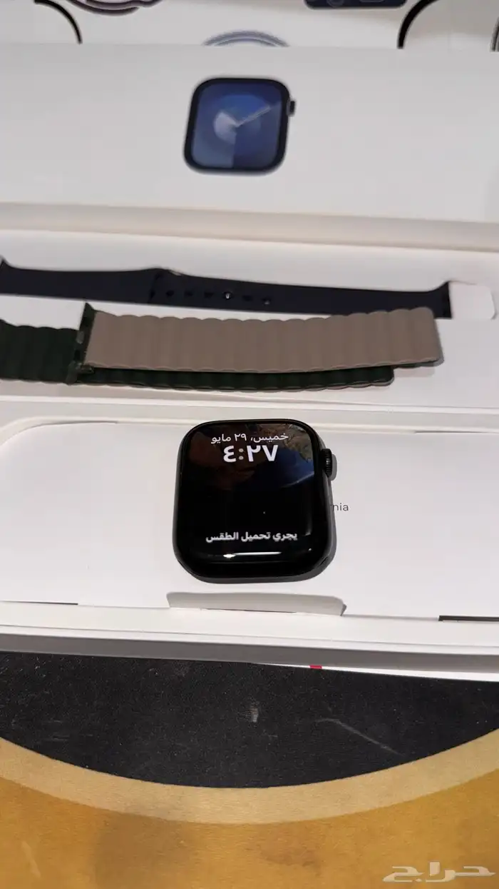 ساعة ابل الاصدار 9 حجم 45 0
