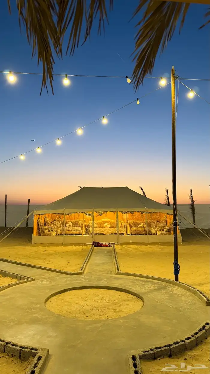 مخيم نور القمر في الوصله قسمين بسعر خاص بمناسبة الافتتاح 0