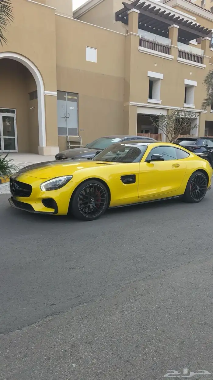 مرسيدس جي تي فريد من نوعه لونين اسود واصفر وكاله ماشي43 9