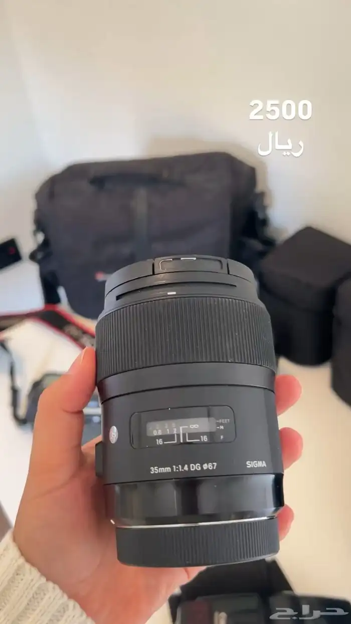 كاميرات كانون وعدسات سيجما 5