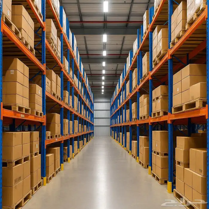 رفوف تخزين مستودعات 2