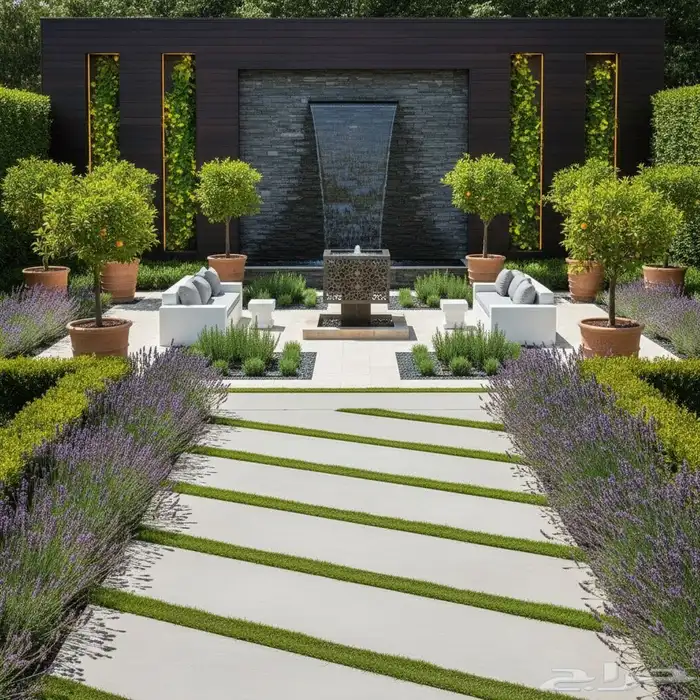 تنسيق وتصميم حدائق منزليه 5