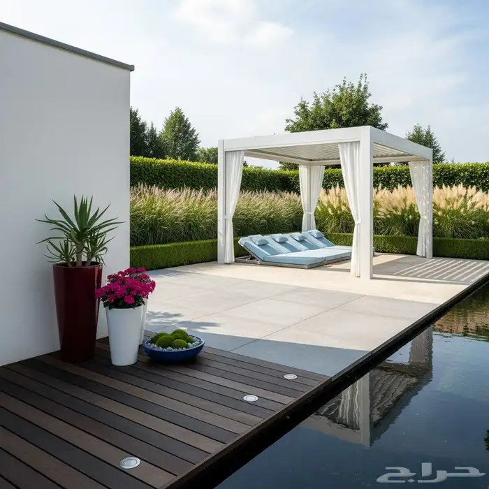 تنسيق وتصميم حدائق منزليه 3