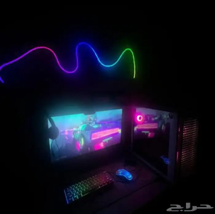 شاشه قيمنج ايسر 100hz فيها سماعه موجود الضمان قابل للمفاوضه 0