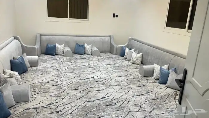 كنب مجلس مساند تفصيل تنجيد ستائر ويفي امريكي جمع النوعيه 7