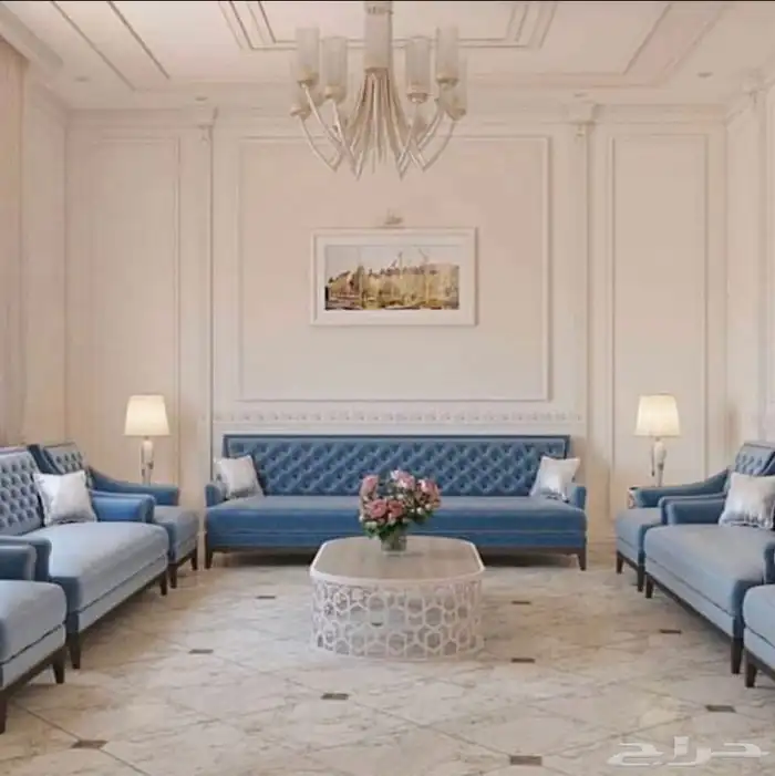 كنب مجلس مساند تفصيل تنجيد ستائر ويفي امريكي جمع النوعيه 1