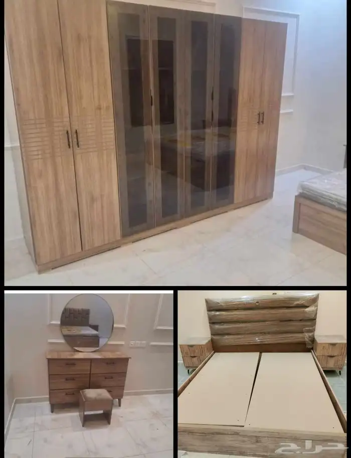 غرف نوم جديده جاهزه 6قطع بسعر المصنع 7