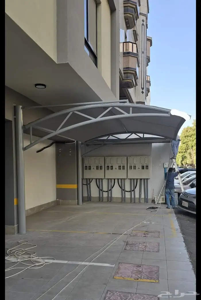 مظلات سيارات جده نقل وفك وتغير قماش جده تركيب سواتر 6