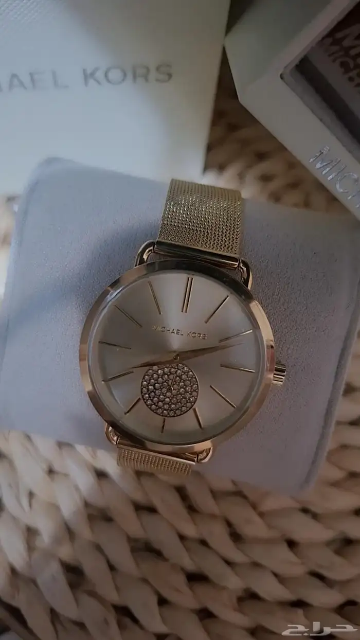 ساعة مايكل كورس الجديدة قابل للتفاوض جديدة لم تستخدم قبل 3
