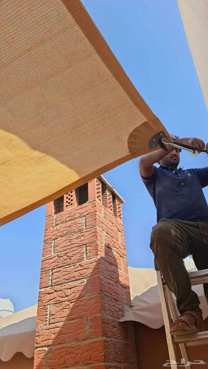 مظلات ضد الشمس ظل للحواش والممرات وجميع مواقف السيارات الداخ 5