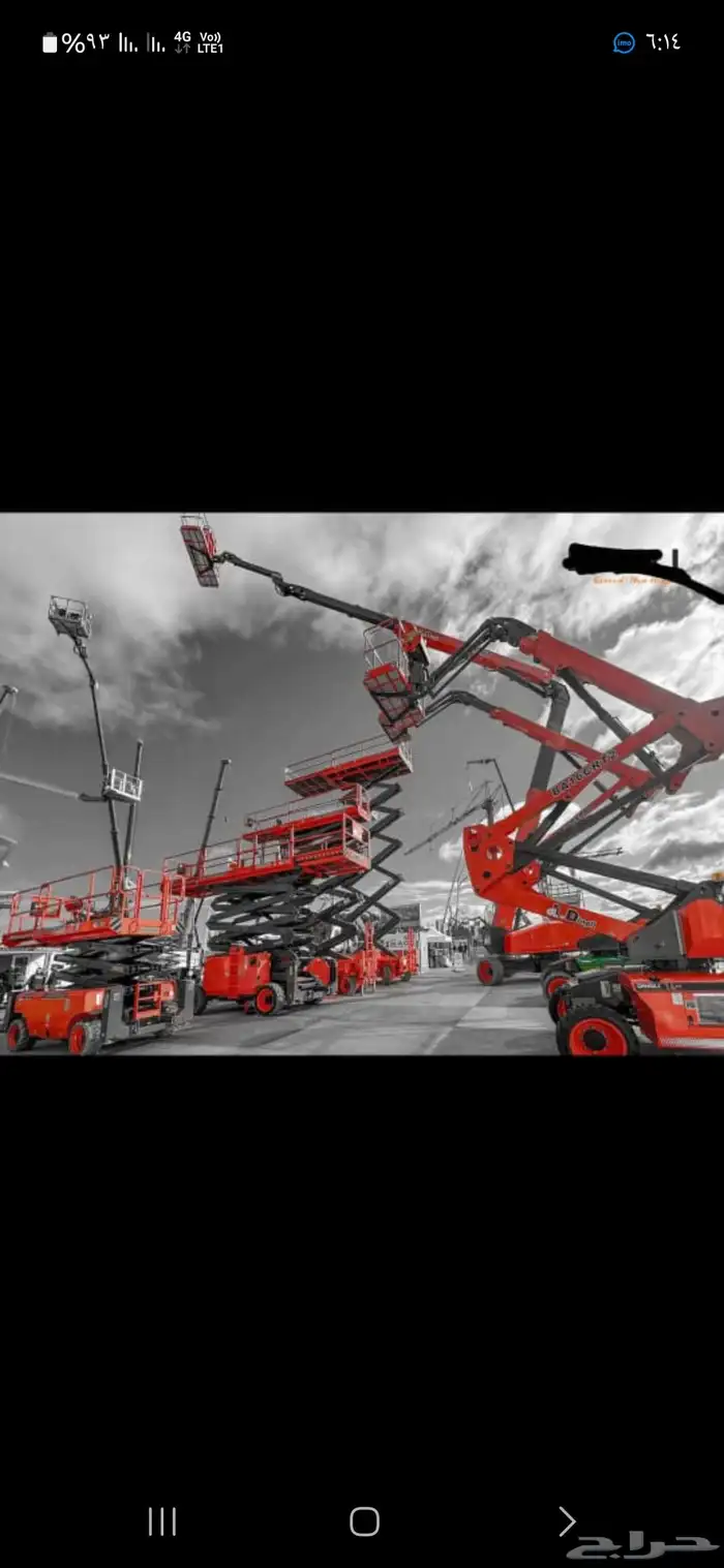 يوجد جميع انواع المعدات الثقيلات من جرين 7طن الى كرين 300طن 1