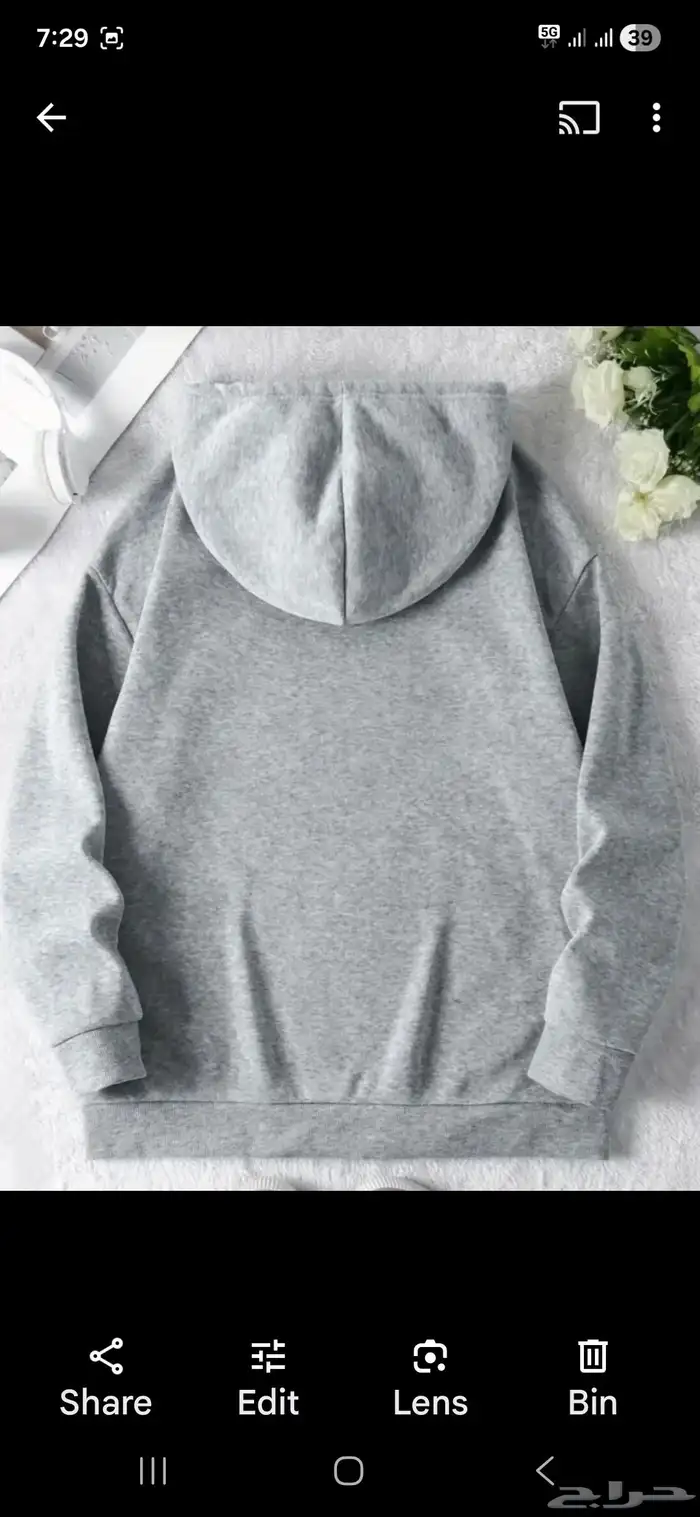 سويت شيرت بقلنسوه للجنسين مقاس 4XL 1