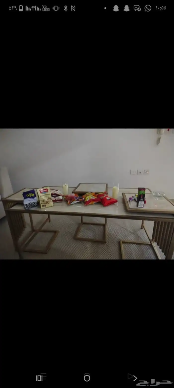 اثاث غرفة نوم كنب طاولة كنب ثلاجه مجلس عربي 4