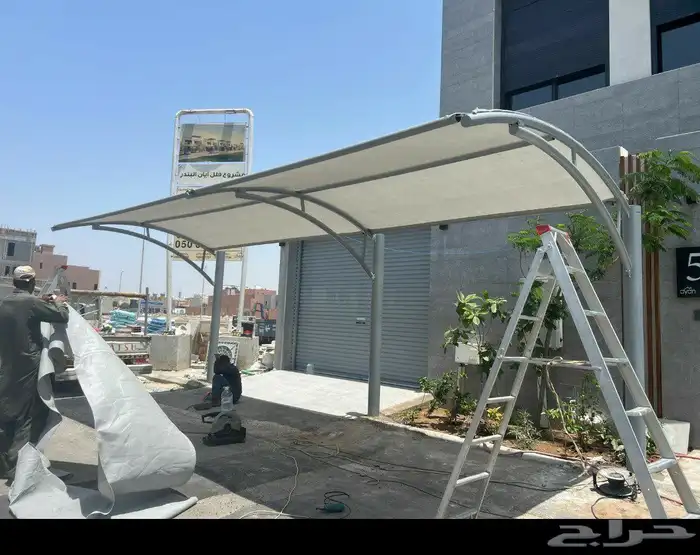 مظلات سيارات جده نقل وفك وتغير قماش جده تركيب سواتر 1