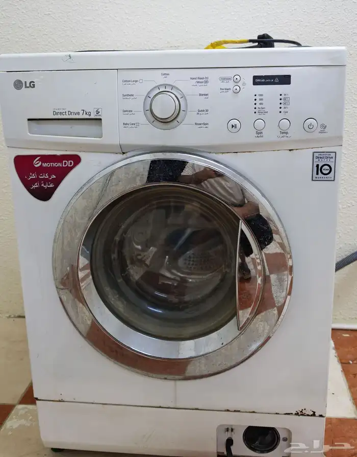 غسالة ملابس اوتوماتيك LG 7kg 0