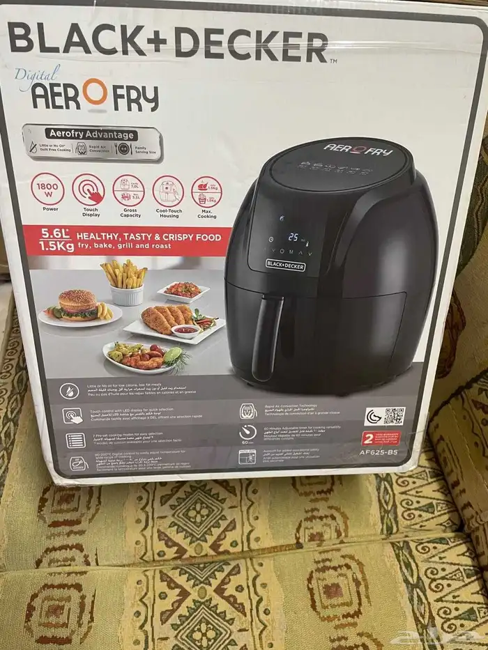 قلاية هوائية بلاك اند دير 6 لتر 4