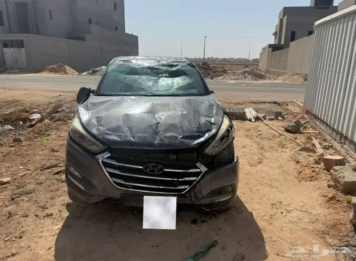 توسان ديزل 2016 منقلب المجمعة 3