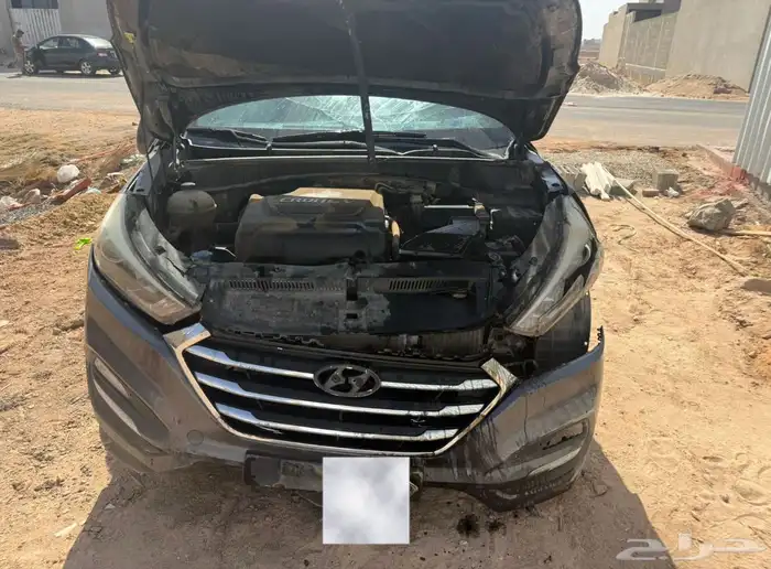 توسان ديزل 2016 منقلب المجمعة 2