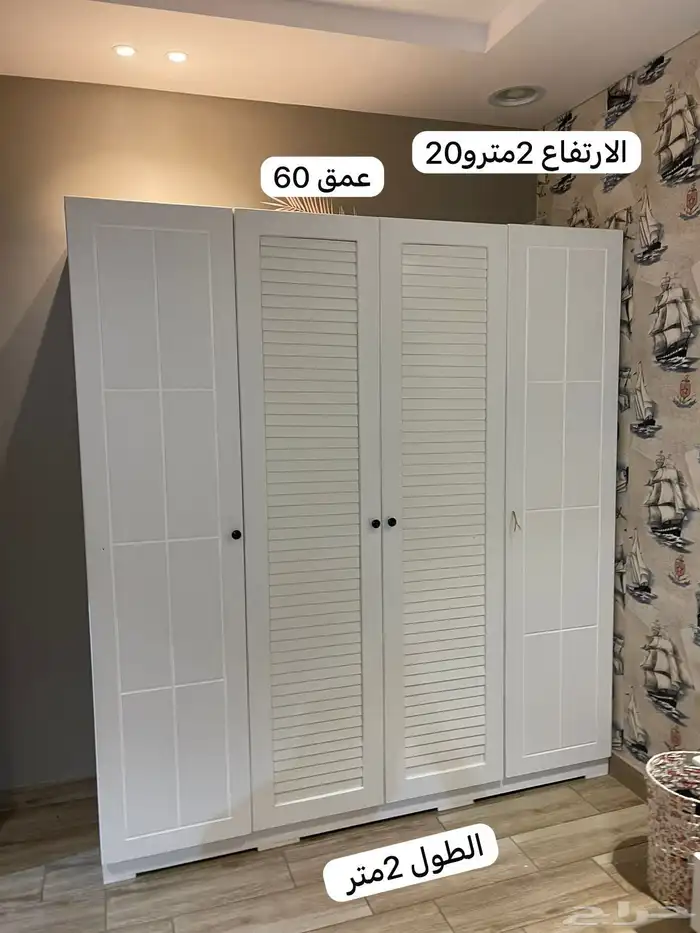 غرفه نوم سريرين نظيفه بسعر مناسب شامل التوصيل والتركيب داخل 3