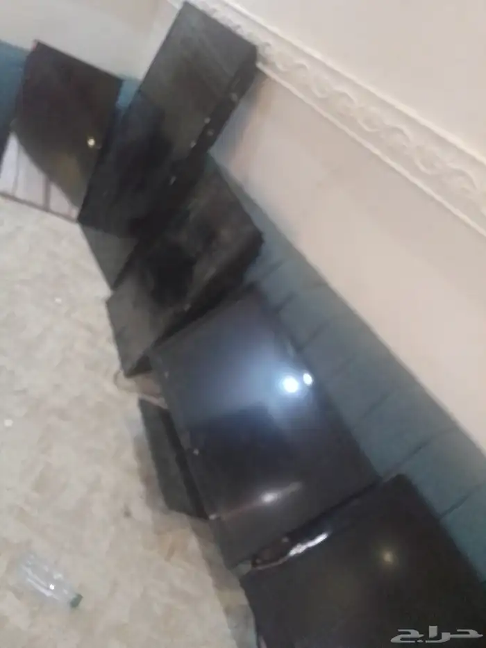 7 تلفزيونات خربانه شاشتها الوان واحده كبيره 0