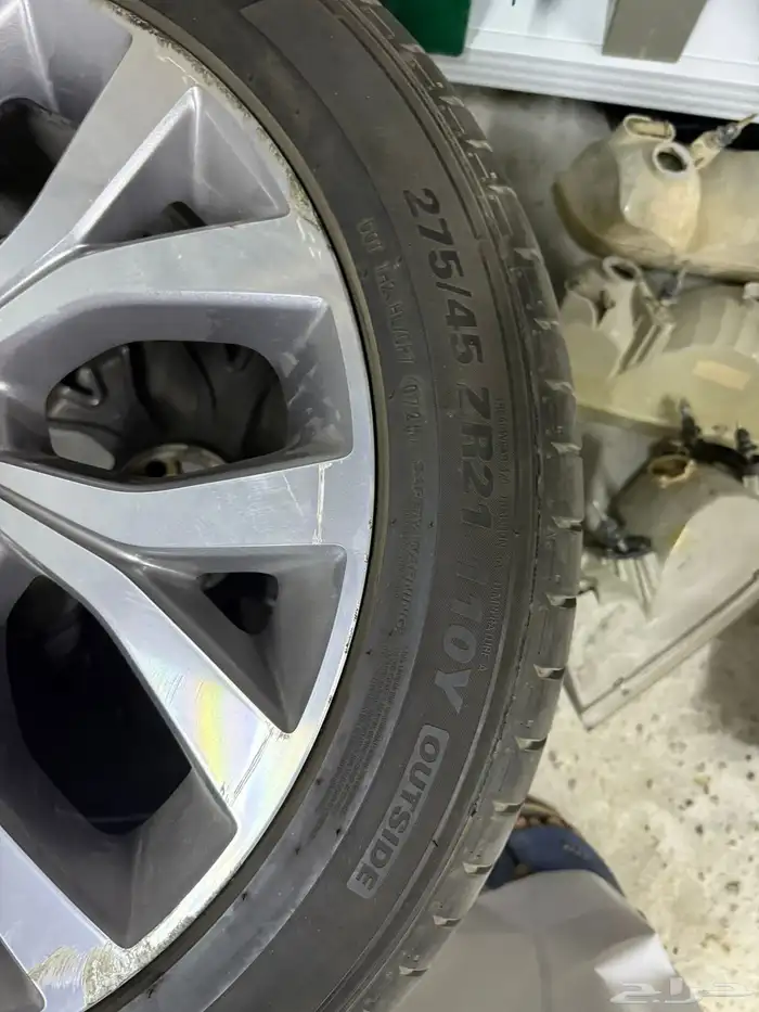 جنوط رنج روفر 2021 مع كفرات جديده تاريخ 25 4