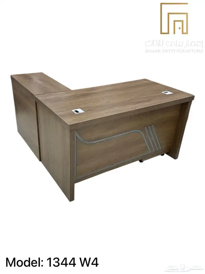 مكتب مكتب وخزانة وكراسي بتصميم فاخر 35