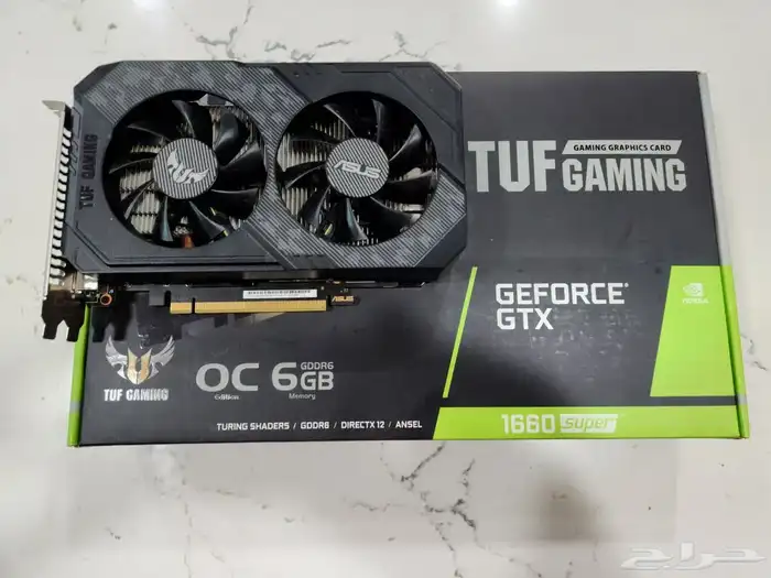 للبيع كرت 1660 super asus tuf 0
