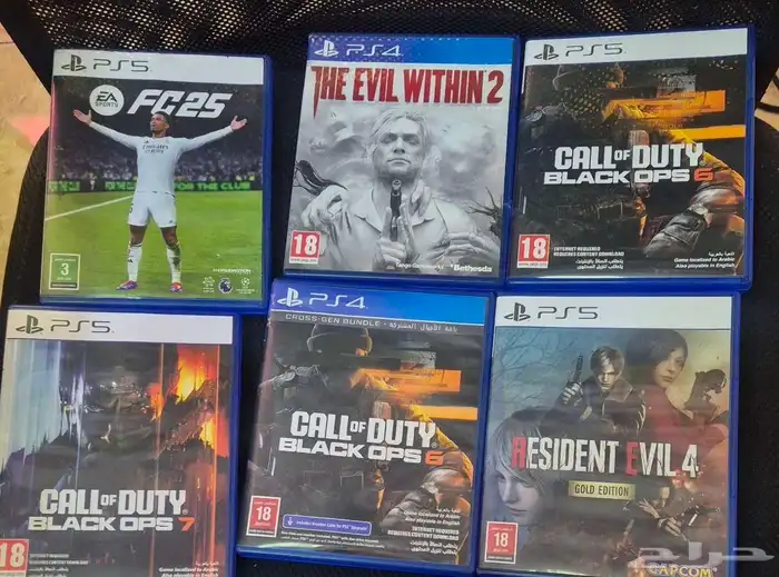 اشرطه سوني 4 و 5 0