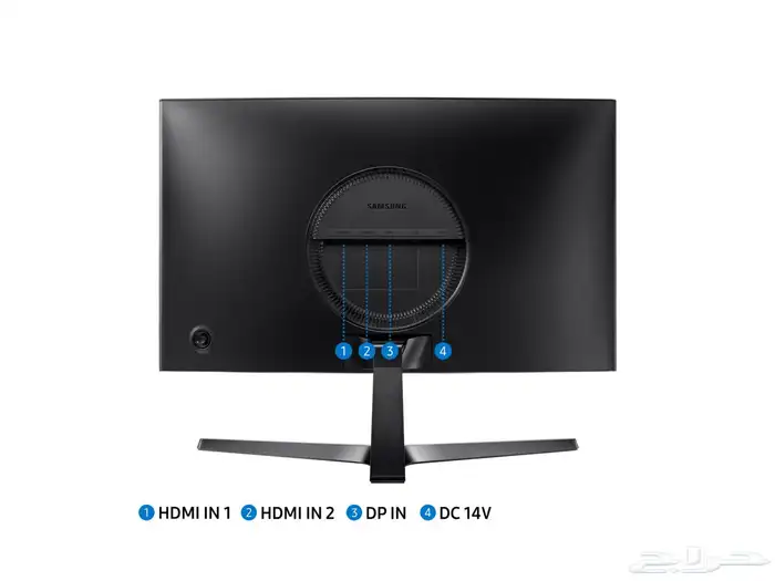 شاشة قيمنق سامسونج 24 انش منحنية 144Hz 8