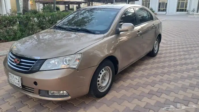 جيلي ام جراند 2012 لسه محدث المكينة الي 2014 عربية نظيفه 3