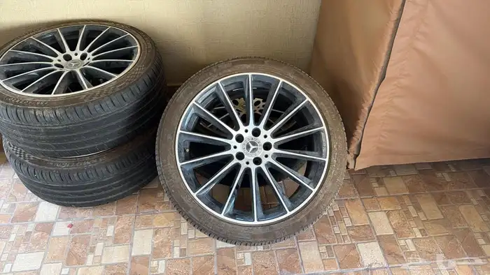 4 جنوط مرسيدس الجوهرة اصلية 1