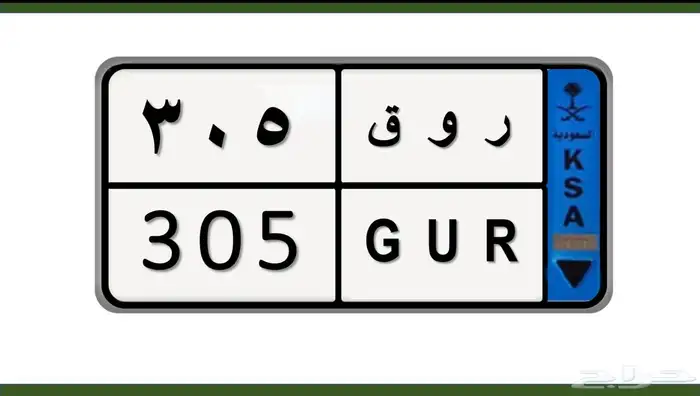 لوحة مميزة للبيع روق 305 ( مجددة   وجاهزة للنقل ) 0